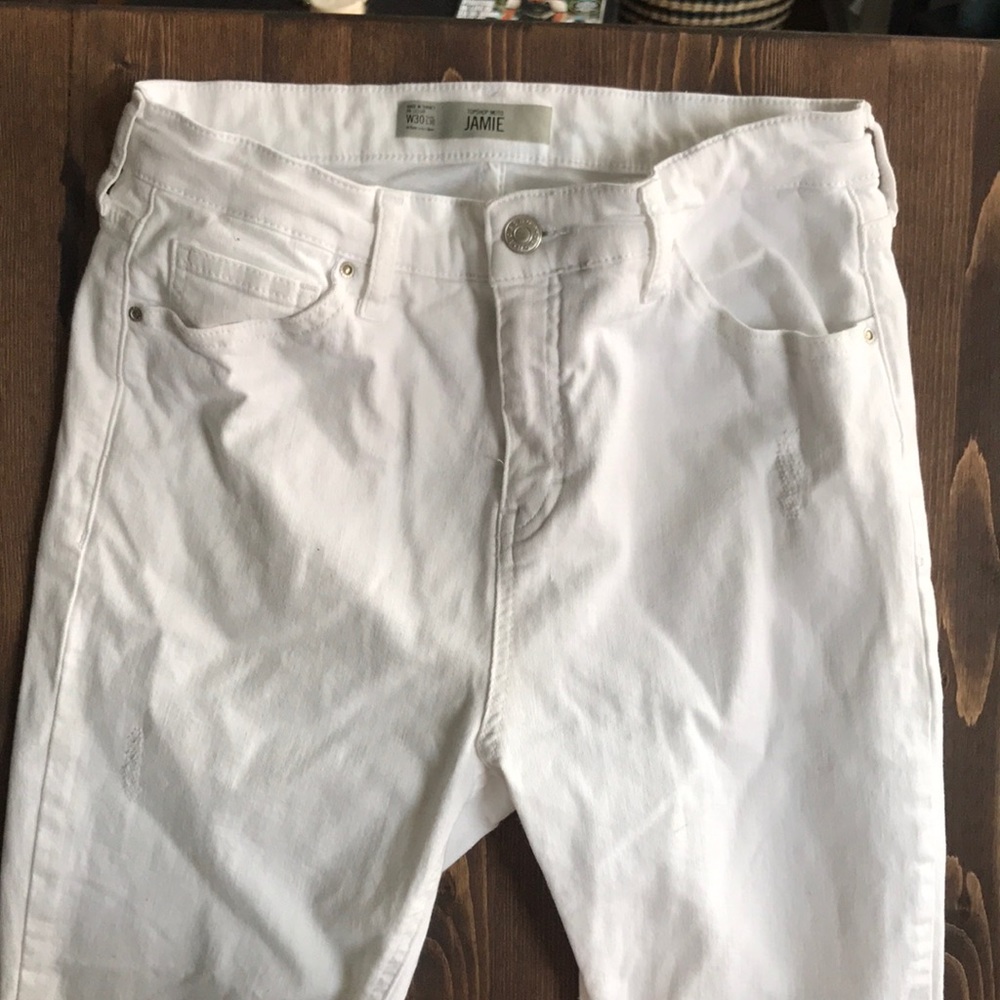 Nordstrom Topshop Moto Jamie High Waisted Skinny Jeans - Picture 2 of 5